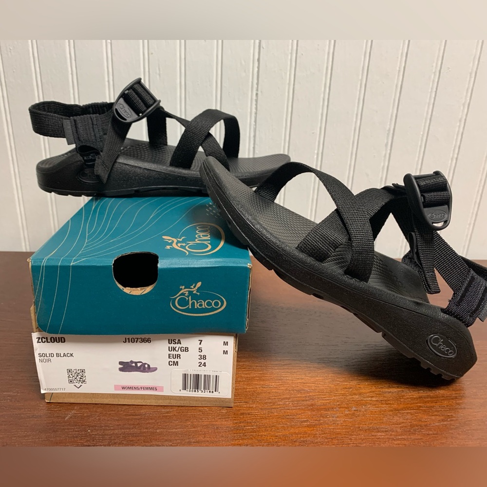 Women's Chaco Z Cloud Black Size 7